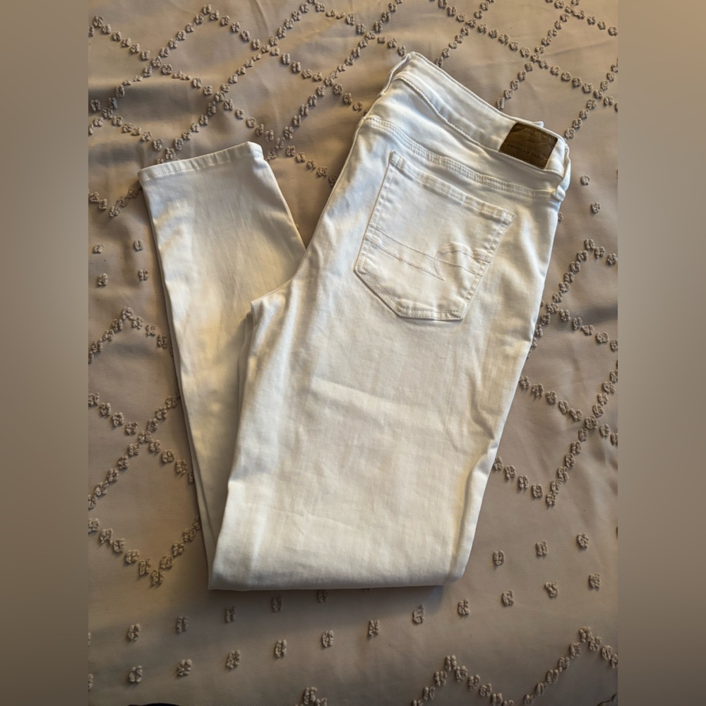 American Eagle Outfitters Women's White Skinny Jeans